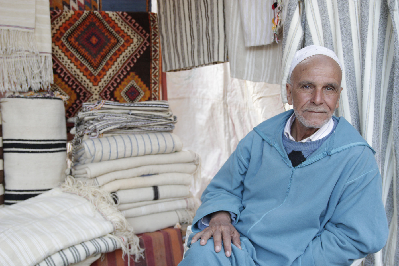 Portraits Händler Marokko