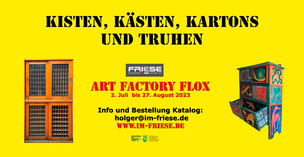 Banner "Kisten, Kästen, Kartons & Truhen" Art Factory Flox